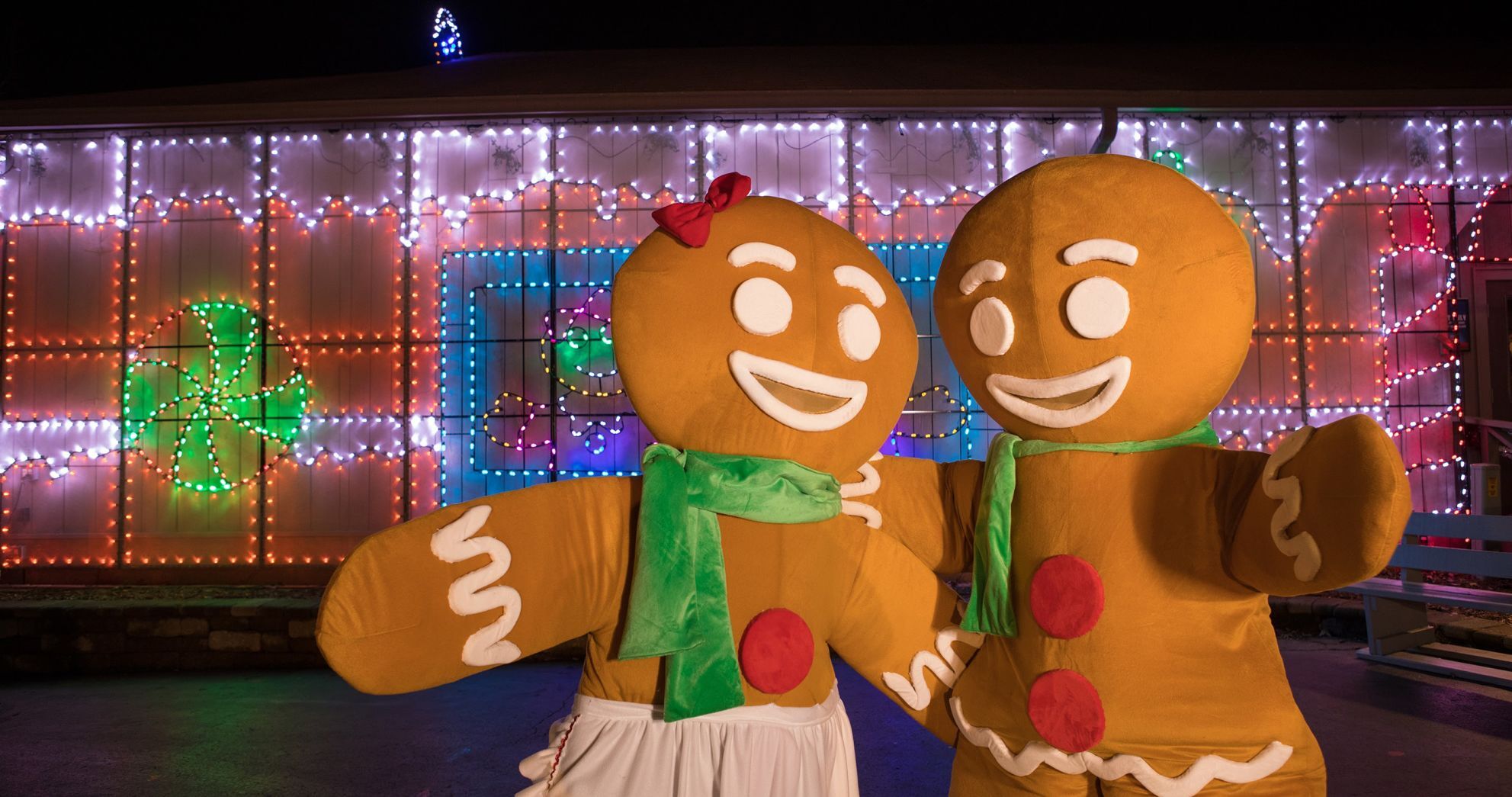 Gingerbread house at Tweetsie Christmas